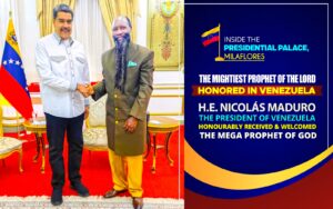 President Maduro verwelkomt zelf de profeet van…